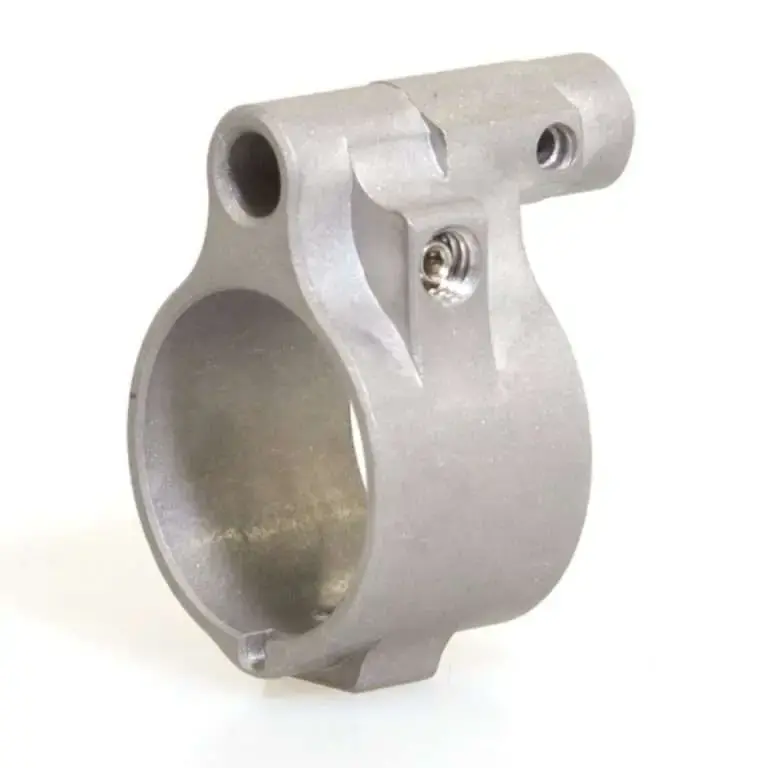 Q LLC GBADJ Gas Block Adjustable .750" Silver Steel