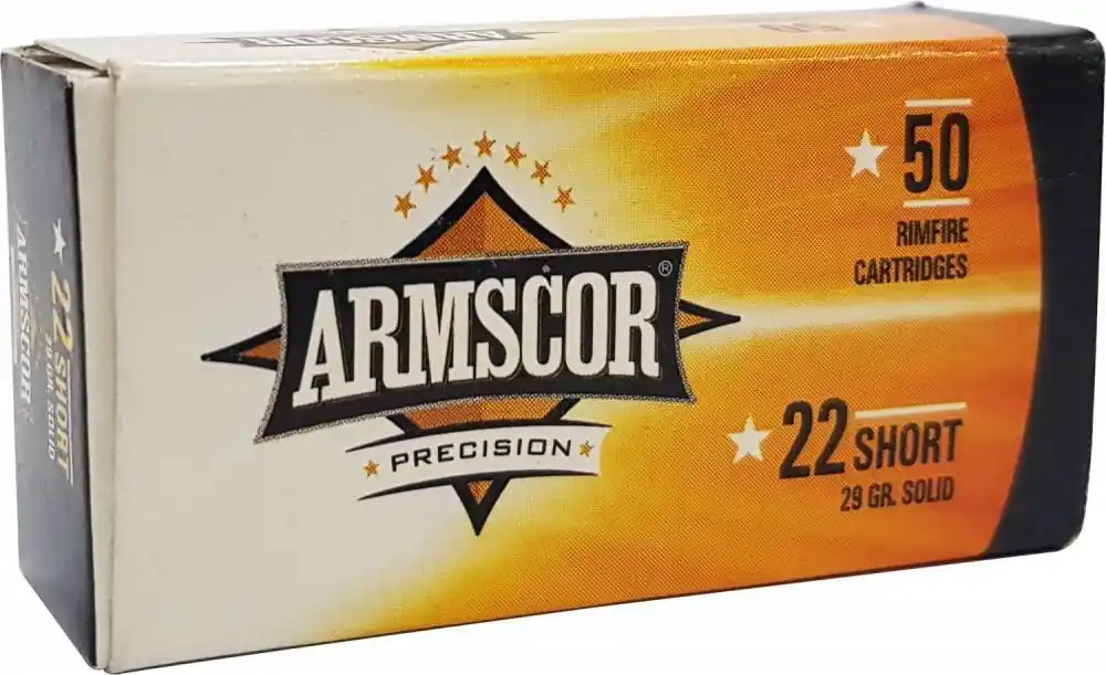 Armscor 50415 Rimfire 22 Short 29 gr Solid Point 50 Round Box