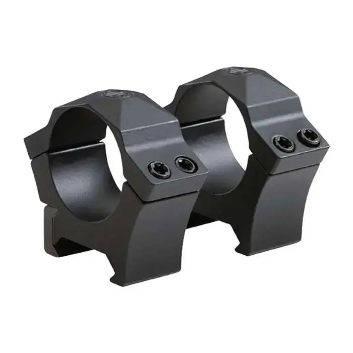 ALPHA1 SCOPE RINGS, 30MM, EXTRA HIGH PROFILE 1.25 IN. , ALUM, SIG HUNTING, COMPLETE SET, MATTE BLK