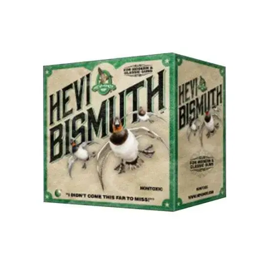 Hevishot 15502 Hevi-Bismuth Waterfowl 10 Gauge 3.5 1 3/4 oz 2 Shot 25 Round Box