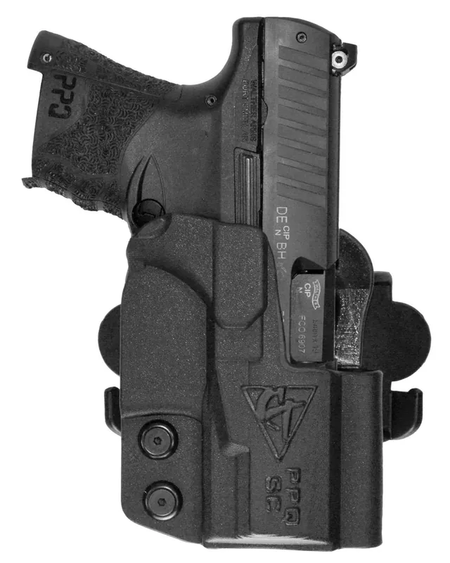 Comp-Tac C241WA225RBKN International OWB Walther PPQ Sub-Compact Black Kydex