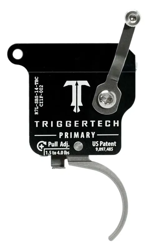 TriggerTech R7LSBS14TBC Primary with Bolt Release Remington 700 Single-Stage Traditional Curved 1.50-4 lbs Left Hand