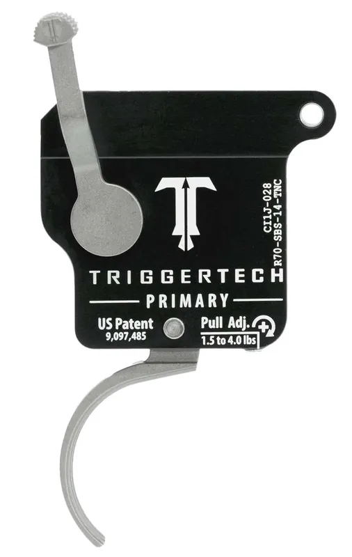 TriggerTech R70SBS14TNC Primary Without Bolt Release Remington 700 Stainless Single-Stage Traditional Curved 1.50-4.00 lbs Right