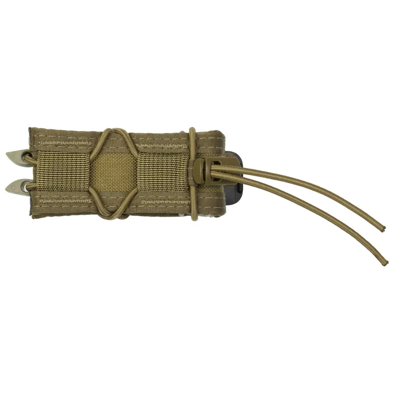 High Speed Gear 11PT00CB TACO MOLLE Pistol Single Magazine Pouch Coyote Brown Nylon w/Polymer Divider