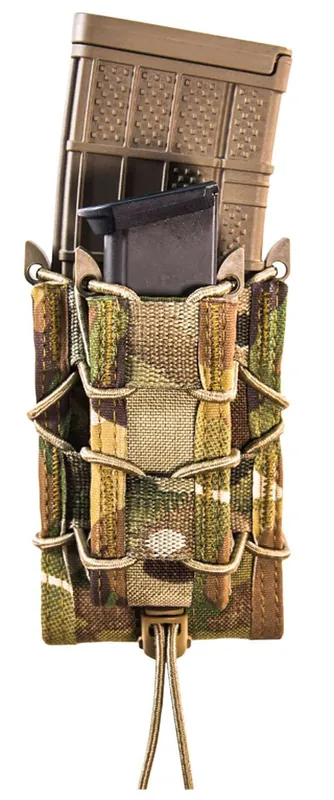 High Speed Gear 13DD10MC TACO Double Decker Belt Mount Adaptable 2.25" Belt MultiCam Nylon w/Polymer Divider