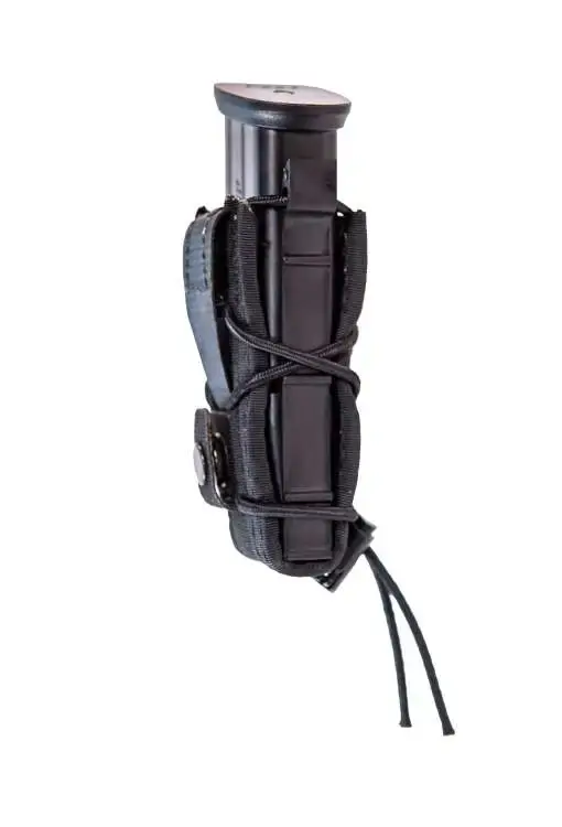 High Speed Gear 13PT10BK TACO Pistol Belt Mount Single Magazine Pouch Black Nylon w/Polymer Divider