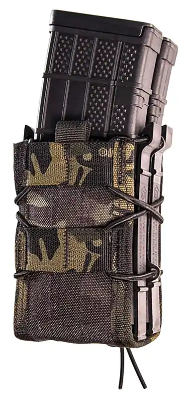 High Speed Gear 13TA10MC TACO Rifle Belt Mount Adaptable Magazine Pouch MultiCam Nylon w/Polymer Divider