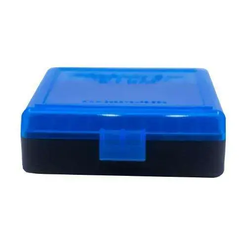 Berrys 83500 Ammo Box 22 LR 100rd Blue Lid w/Black Bottom