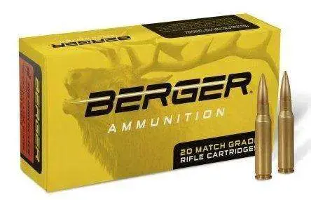 Berger Bullets 60010 Tactical 308 Win 175 gr Open Tip Match (OTM) 20 Round Box