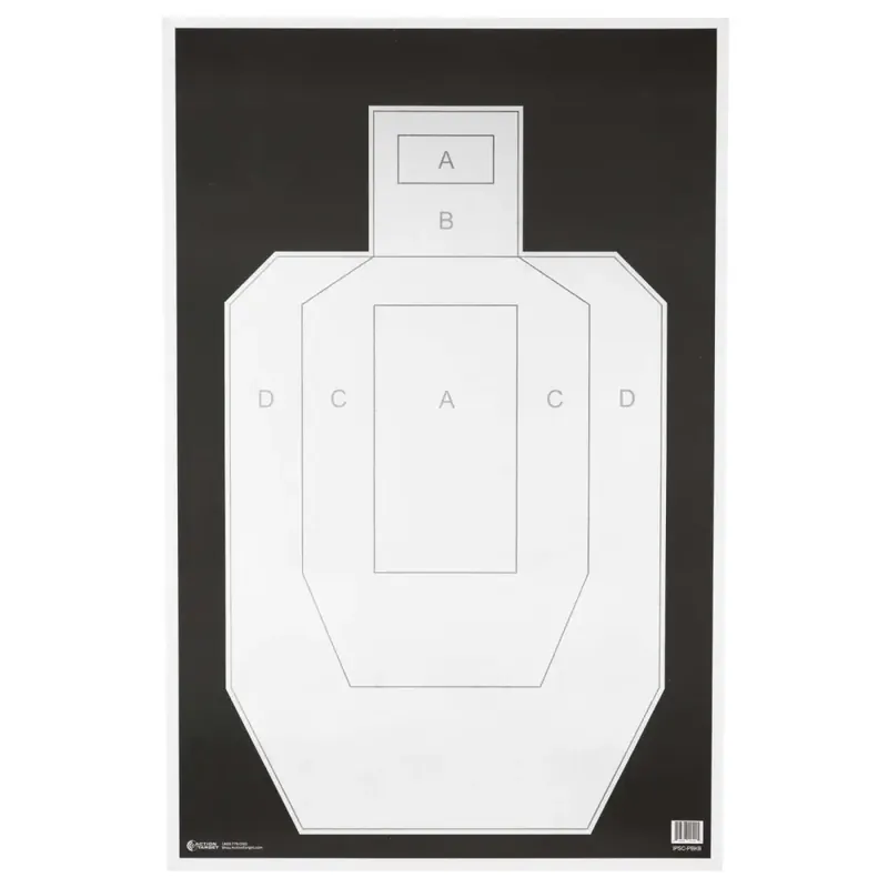 ACTION TGT IPSC PBKB PAPER 100PK