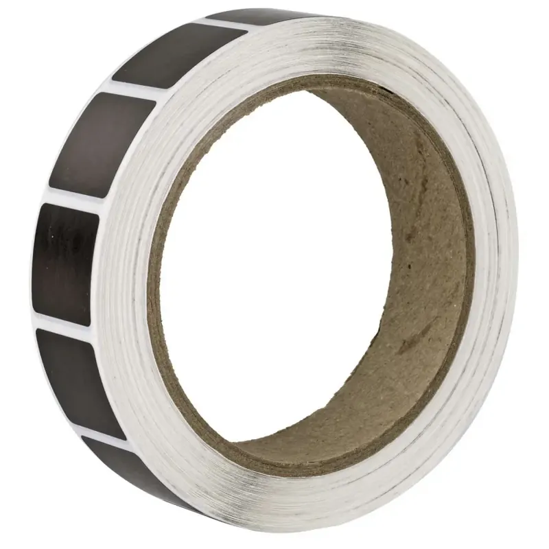 ACTION TARGET INC PAST/BK Square Target Pasters 7/8" 1000 Per Roll Black