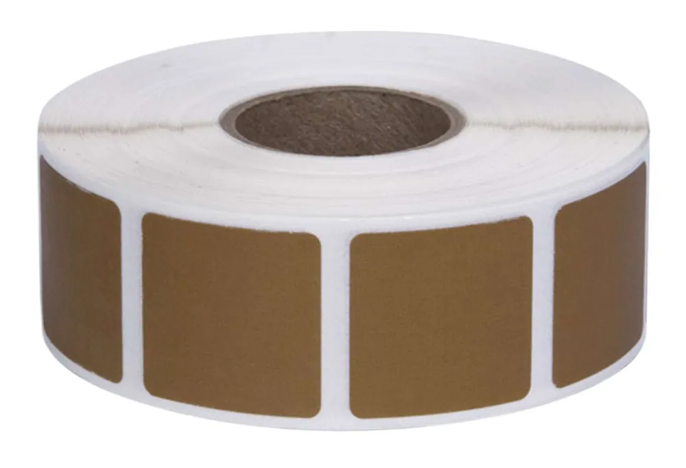ACTION TARGET INC PAST-CB Square Target Pasters 7/8" 1000 Per Roll Cardboard