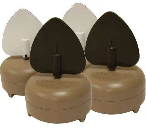 Mojo HW2461 Dove A Flicker Brown w/Black Flicker, Brown w/White Flicker AA 4 Per Pack