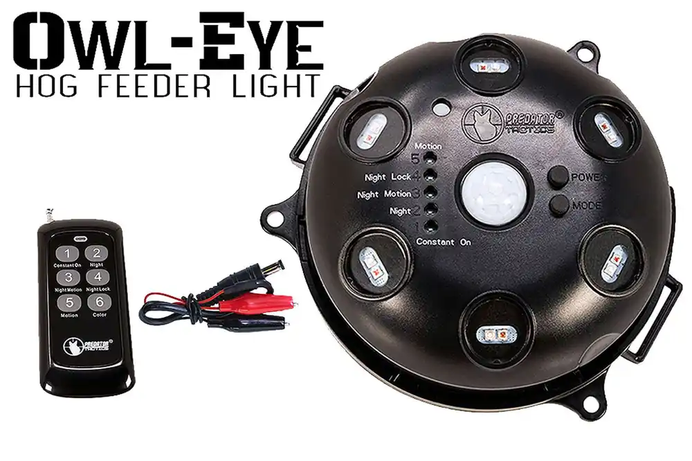 PREDATOR TACTICS INC 97510 Owl-Eye Feeder Light Red/Green CREE LED w/Wireless Remote