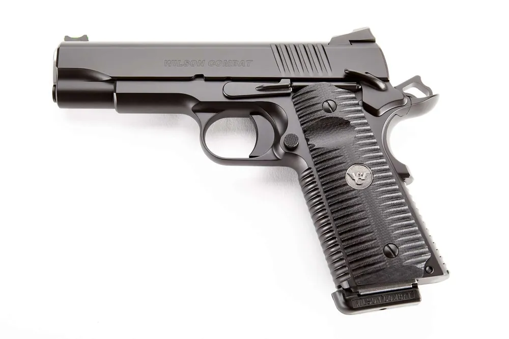 Wilson Combat ACPCOM9 ACP Commander SAO 9mm Luger 4.25" 10+1 Black Armor-Tuff Carbon Steel Black G10 Eagle Claw Grip