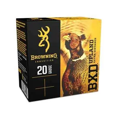 Browning Ammo B193512035 BXD Upland 20 Gauge 3 1 1/4 oz 5 Shot 25 Round Box