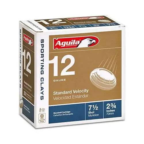 Aguila 1CHB1250 Competition 12 Gauge 2.75 7/8 oz 7.5 Shot 25 Round Box