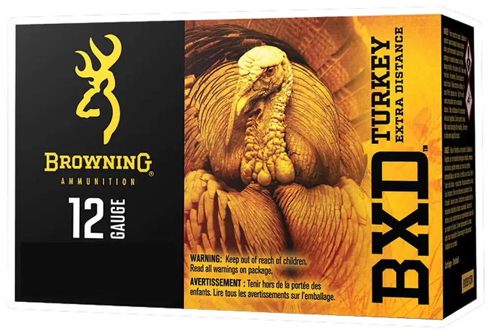 Browning Ammo B193911245 BXD Turkey 12 Gauge 3.5 1 7/8 oz 5 Shot 10 Round Box