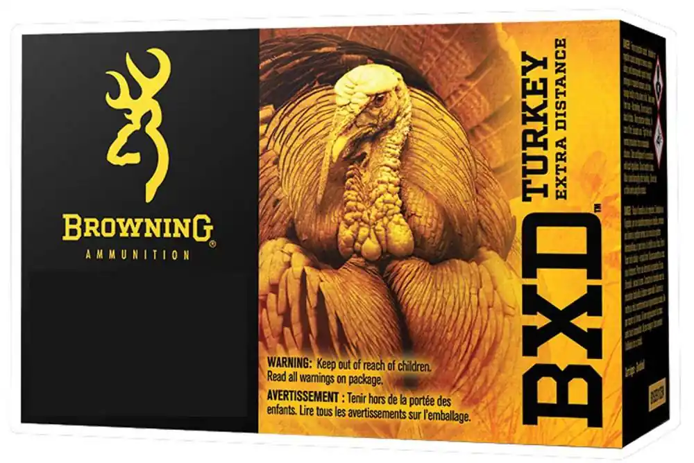 Browning Ammo B193912035 BXD Turkey 20 Gauge 3 1 1/4 oz 5 Shot 10 Round Box