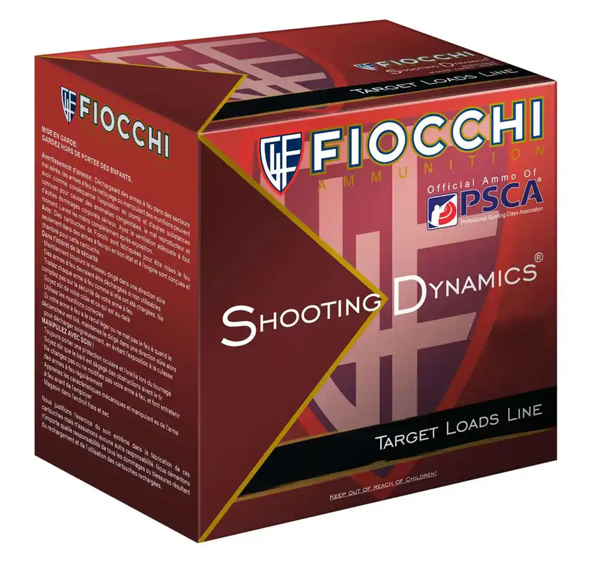 Fiocchi 12SD1L9 Shooting Dynamics Target Load 12 Gauge 2.75 1 oz 9 Shot 25 Round Box