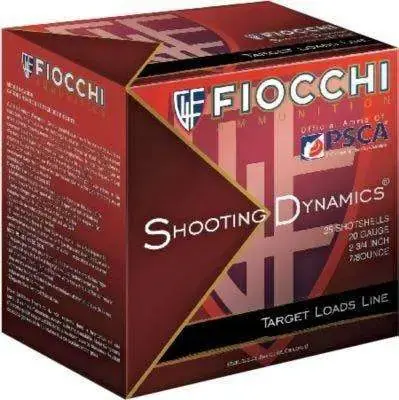 Fiocchi 12SD18L8 Shooting Dynamics Target Load 12 Gauge 2.75 1 1/8 oz 8 Shot 25 Round Box