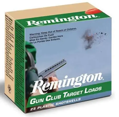 Remington Ammunition GC12L9 Gun Club 12 Gauge 2.75 1-1/8 oz 9 Shot 25 Round Box