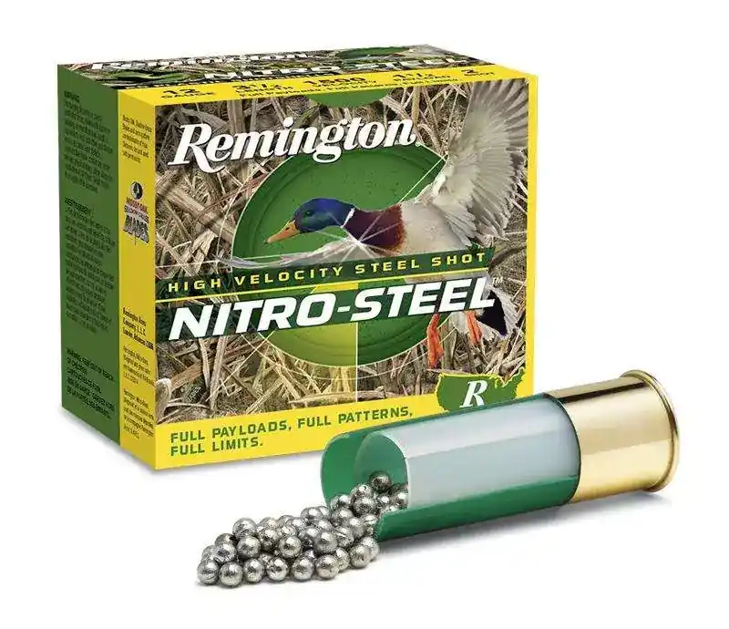 Remington Ammunition NS12M3 Nitro Steel 12 Gauge 3 1 1/4 oz 3 Shot 25 Round Box