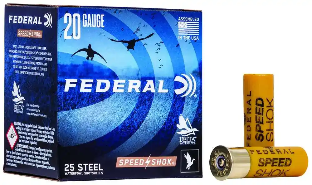 Federal WF2087 Speed-Shok 20 Gauge 2.75 3/4 oz 7 Shot 25 Round Box