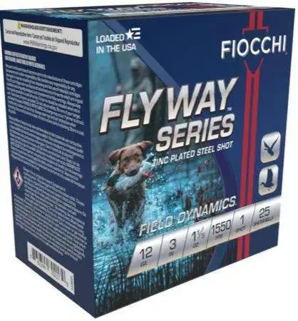 Fiocchi 123ST151 Speed Steel Warlock Steel 12 Gauge 3.00 1 1/5 oz 1 Shot 25 Round Box