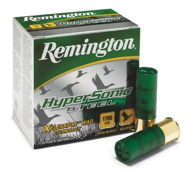 Remington Ammunition HSS12M3 HyperSonic 12 Gauge 3 1 1/4 oz 3 Shot 25 Round Box