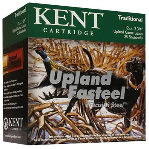 Kent Cartridge K122US286 Fasteel 12 Gauge 2.75 1 oz 6 Shot 25 Round Box