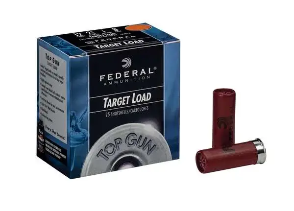Federal TG12EL8 Top Gun 12 Gauge 2.75 7/8 oz 8 Shot 25 Round Box