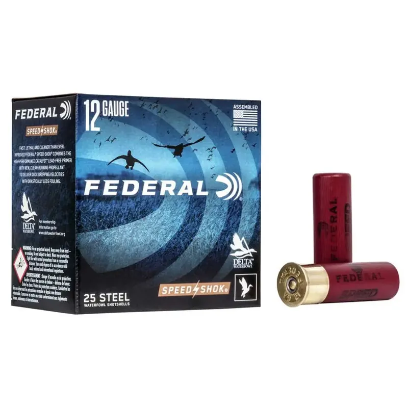 Federal WF142BBB Speed-Shok 12 Gauge 3 1 1/4 oz BBB Shot 25 Round Box