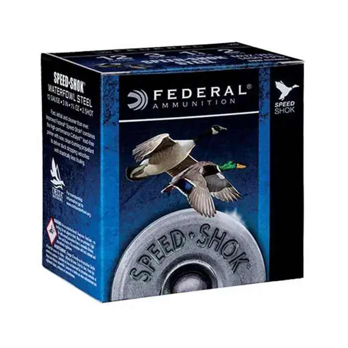 Federal WF1456 Speed-Shok 12 Gauge 2.75 1 1/8 oz 6 Shot 25 Round Box