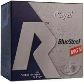 RIO AMMUNITION RBSM364 Royal BlueSteel Magnum 12 Gauge 3 1-1/4 oz 4 Shot 25 Round Box