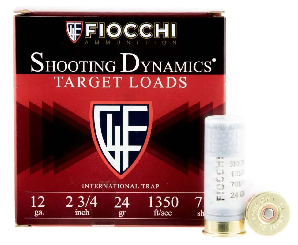 Fiocchi Target 12 Gauge 12 Gauge 2.75 1 oz 7.5 Shot 25 Round Box