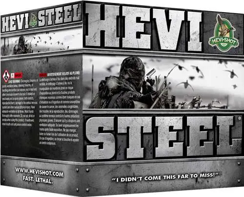 Hevishot 61003 Hevi-Steel 10 Gauge 3.5 1-3/4 oz 3 Shot 25 Round Box