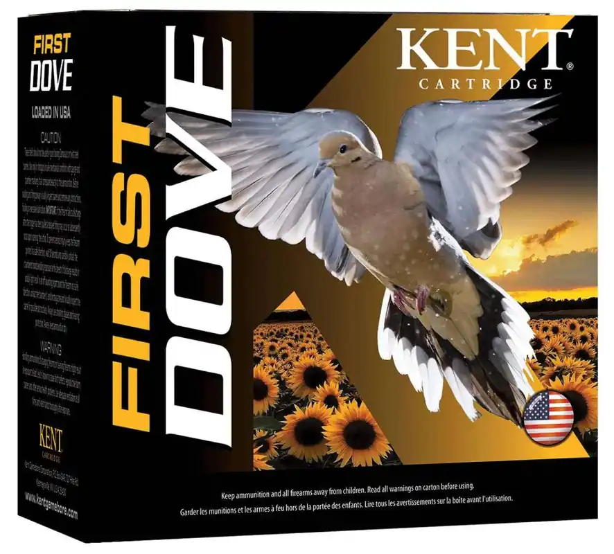 Kent Cartridge K12D2875 First Dove 12 Gauge 2.75 1 oz 7.5 Shot 25 Round Box