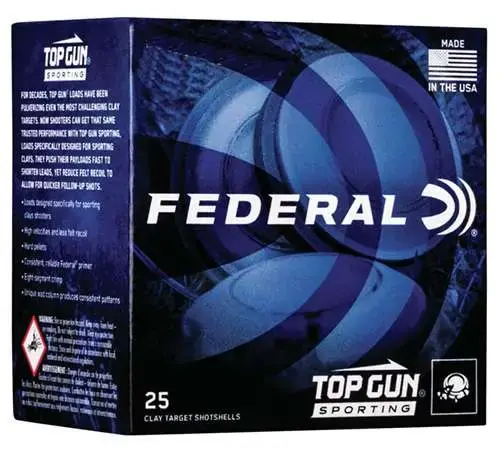 Federal TGS412149 Top Gun Sporting 410 Gauge 2.75 1/2 oz 9 Shot 25 Round Box