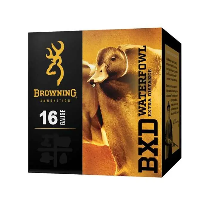 Browning Ammo B193411622 BXD Waterfowl 16 Gauge 2.75 15/16 oz 2 Shot 25 Round Box