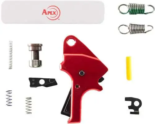 APEX TACTICAL SPECIALTIES 100153 Forward Set Sear & Trigger Kit S&W M&P 2.0 Red Flat 2 lbs