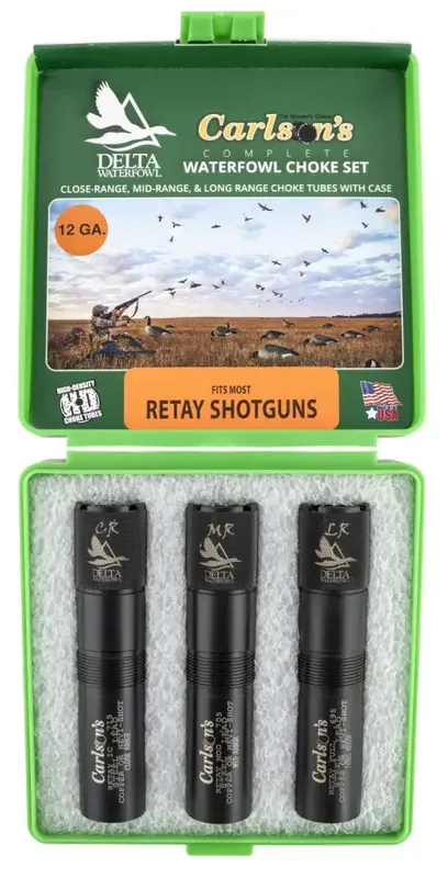Carlsons 07779 Delta Waterfowl Retay 12 Gauge Close-Range/Mid-Range/Long-Range 17-4 Stainless Steel Black